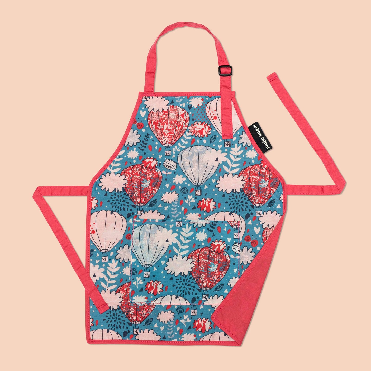 Little Helper Kids Apron, Washable Cotton/Poly - Balloons