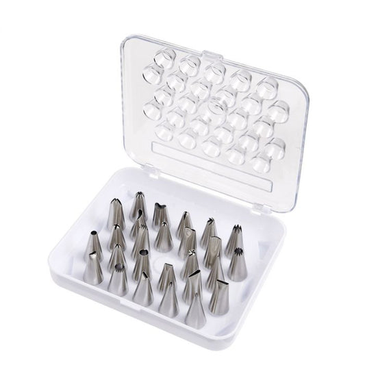 Pastry Decorating Set, 26 Tips