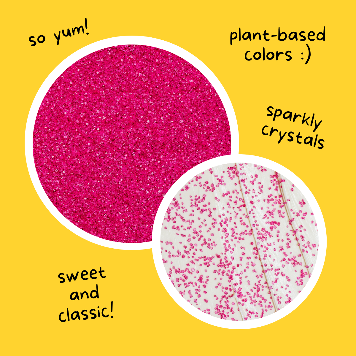 Twinkles Sanding Sugar: Hot Pink