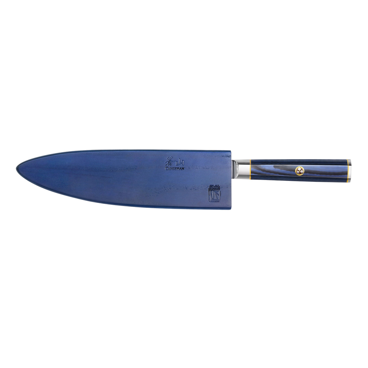 Cangshan KITA series 8" Chef's Knife w/sheath, Damascus Steel