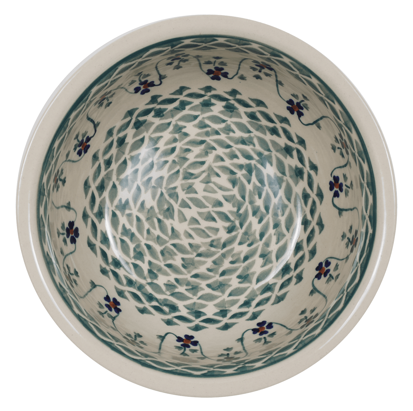 Bowl, Round, 6.5" in "Woven Pansies" by Manufaktura | M084T-RV