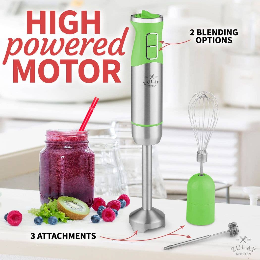 Immersion Blender Handheld 500W - 8 Speed