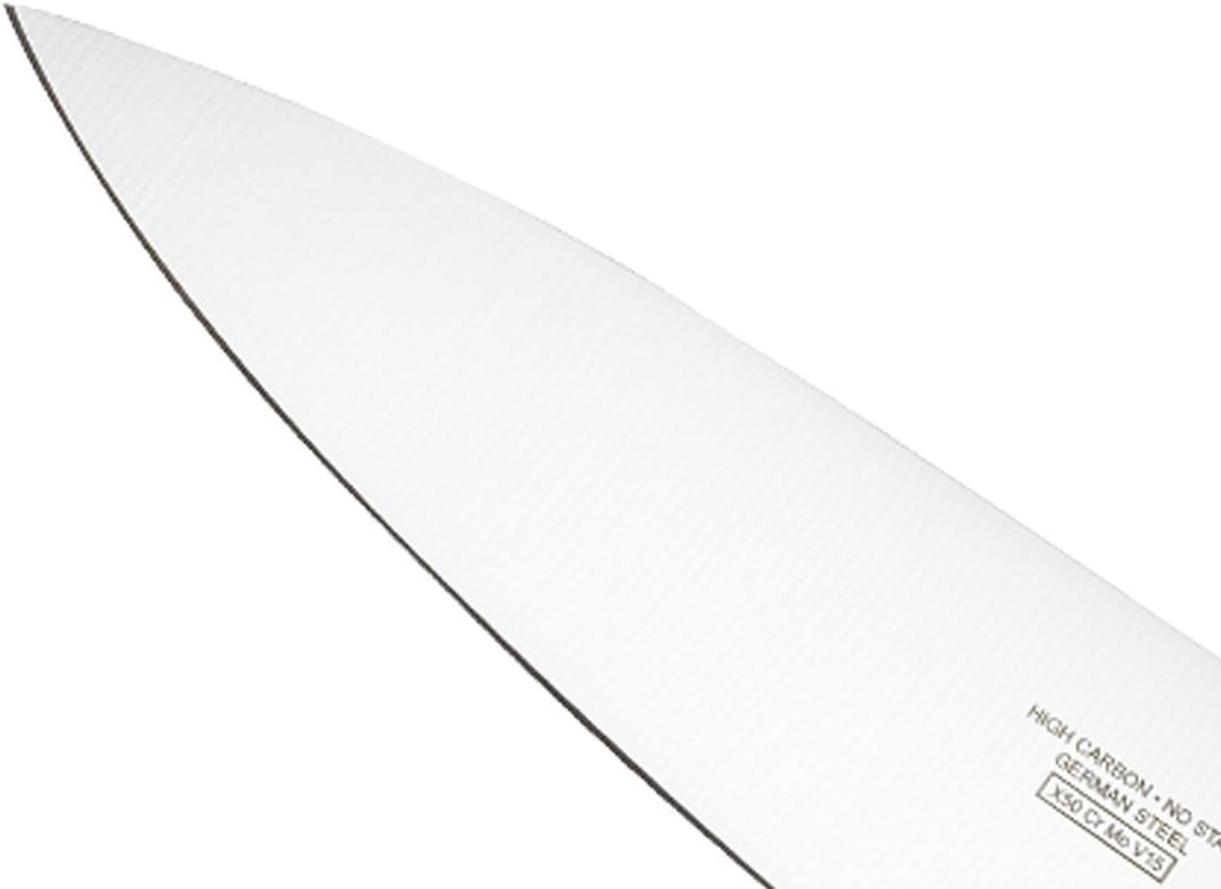Genesis 8-Inch Short Bolster Chef's Knife,Black