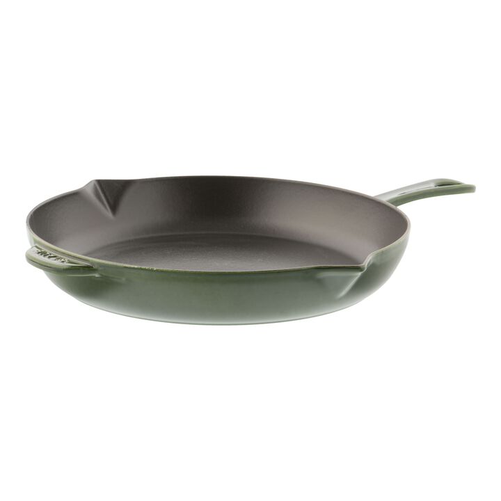 Staub Cast Iron Enameled Fry Pan 12"