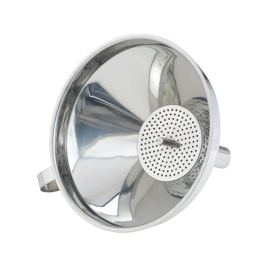 HIC Kitchen Funnel with Strainer, 4in
