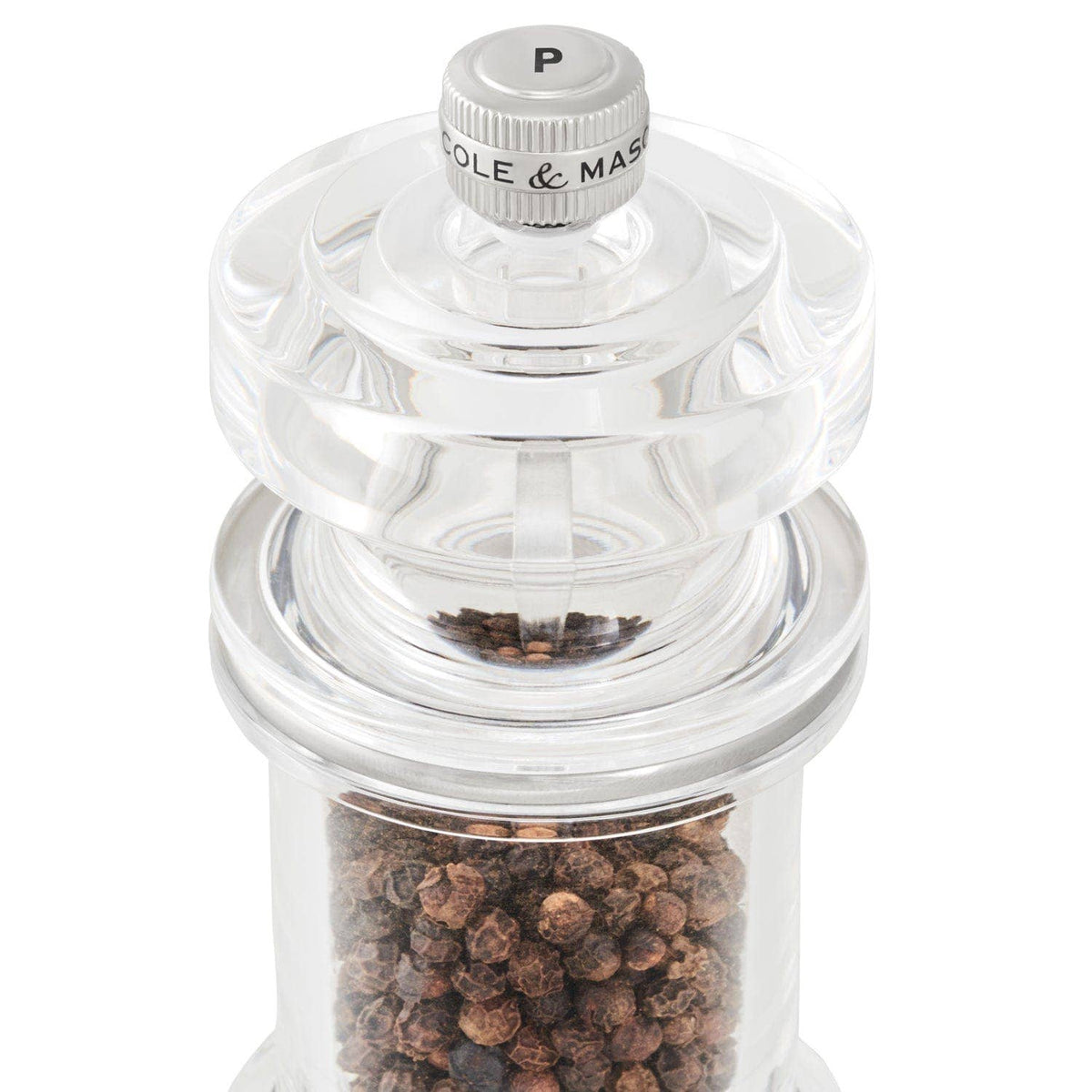 Cole & Mason 605 Acrylic Pepper Mill 5.5"