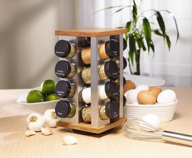 16 Jar Revolving Spice Rack