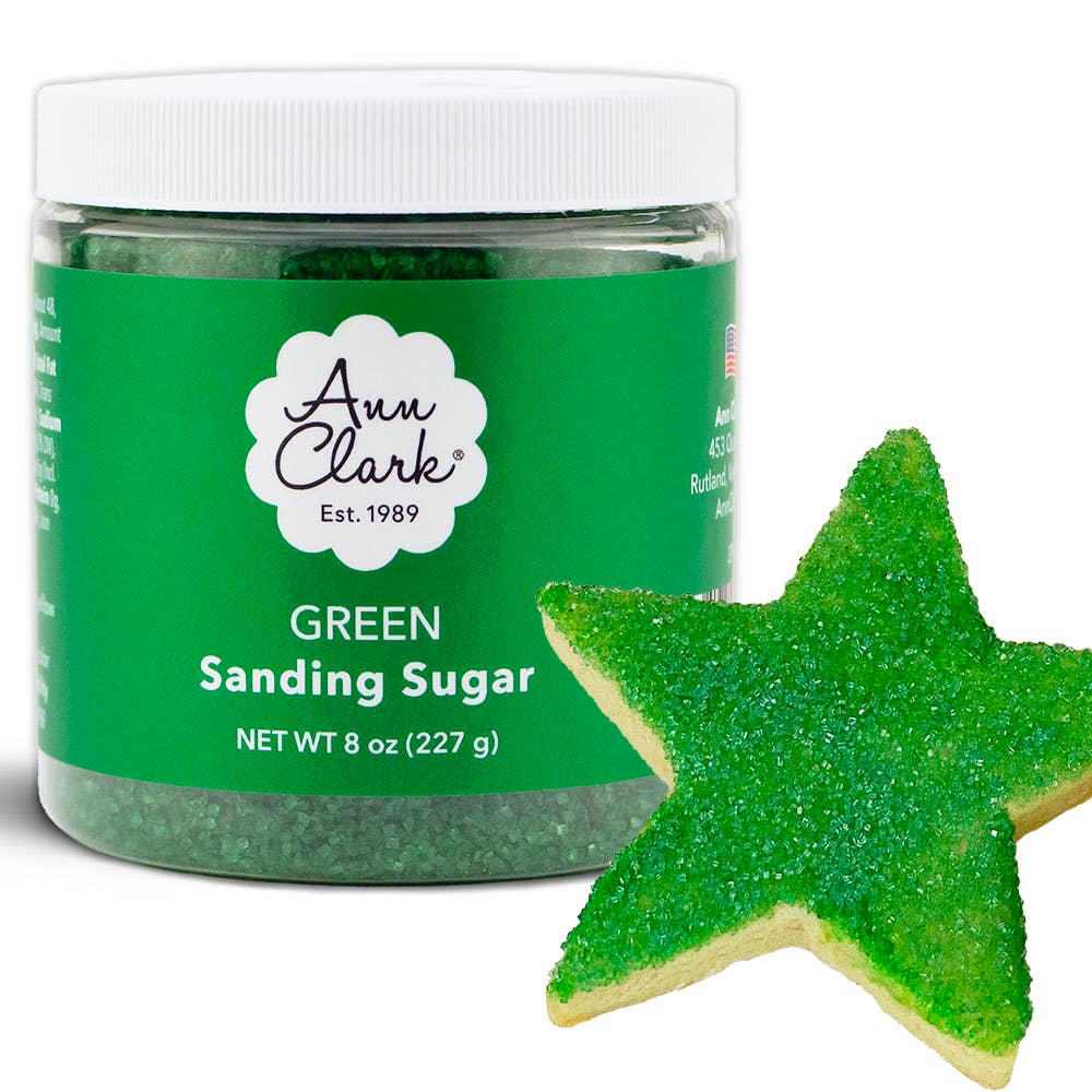 Ann Clark Green Sanding Sugar