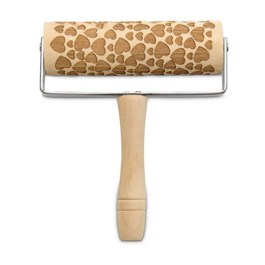 Mini Embossing Rolling Pin, Hearts