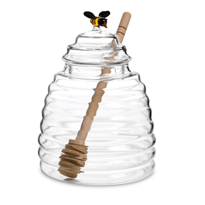 Glass Honey Jar with Lid