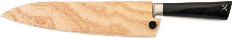 Natural Ash Wood Saya Cover Blade Protector for 8" Chef