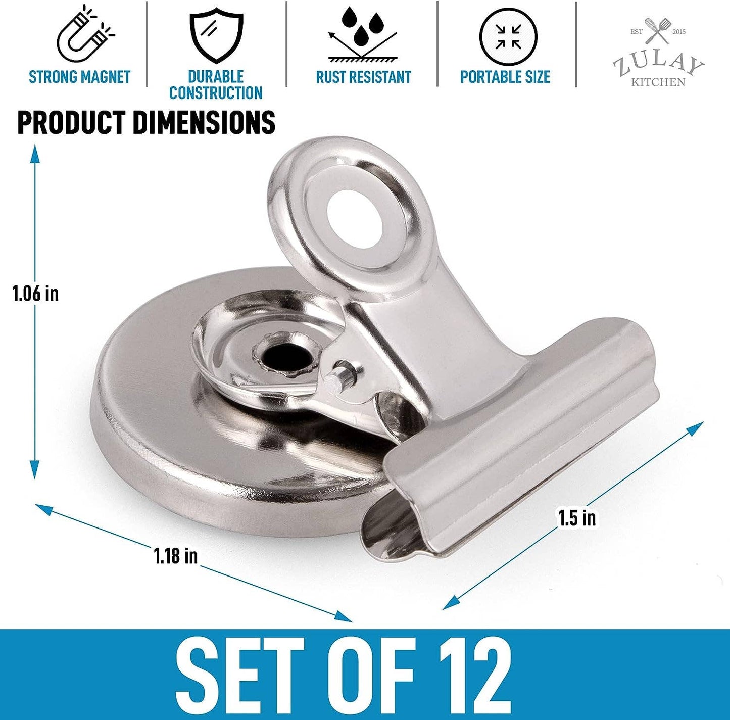 Magnet Clips - Set of 12