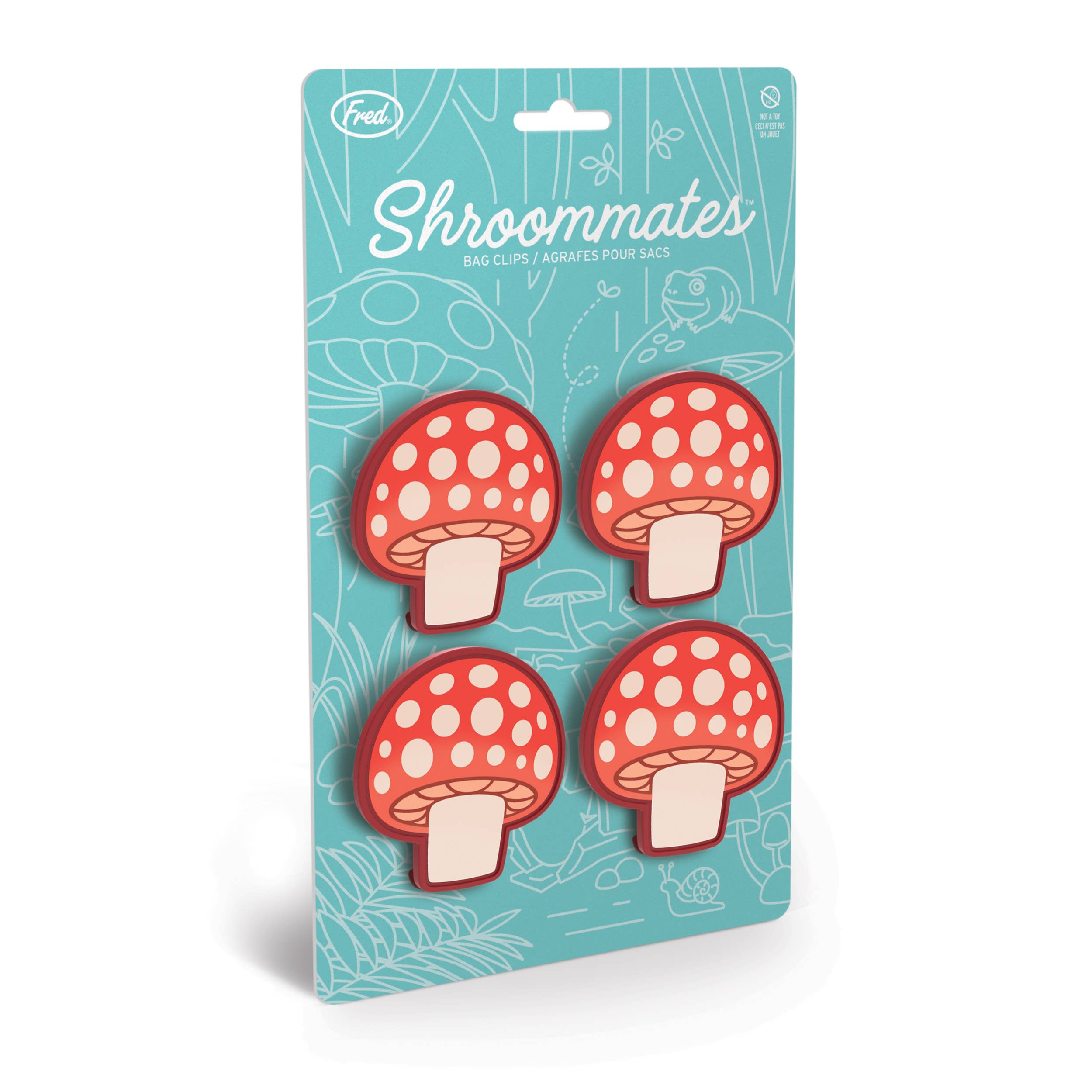 Fred & Friends Shroommates Bag Clips - Thumbnail 3