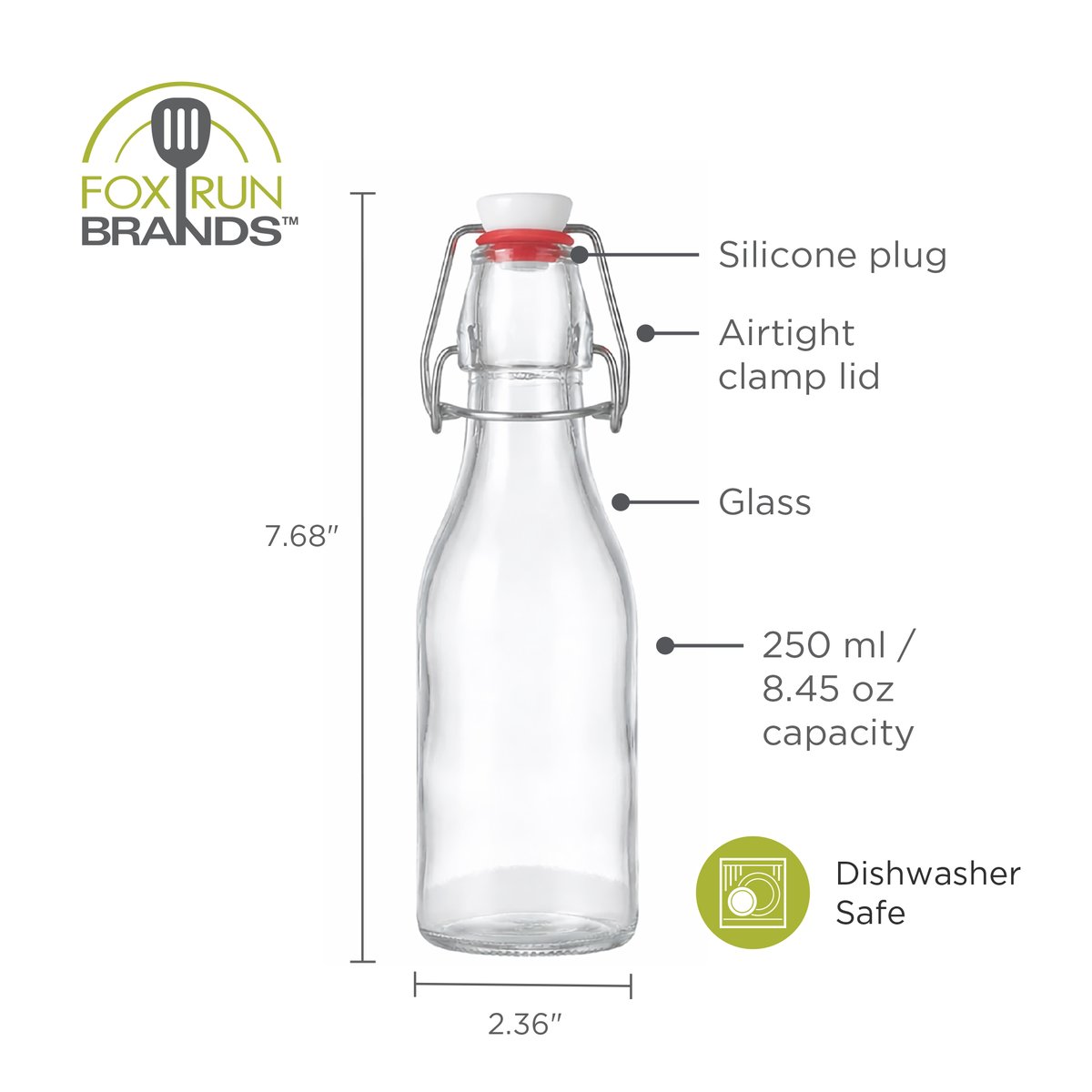 Swing Top Glass Bottle 250 ML