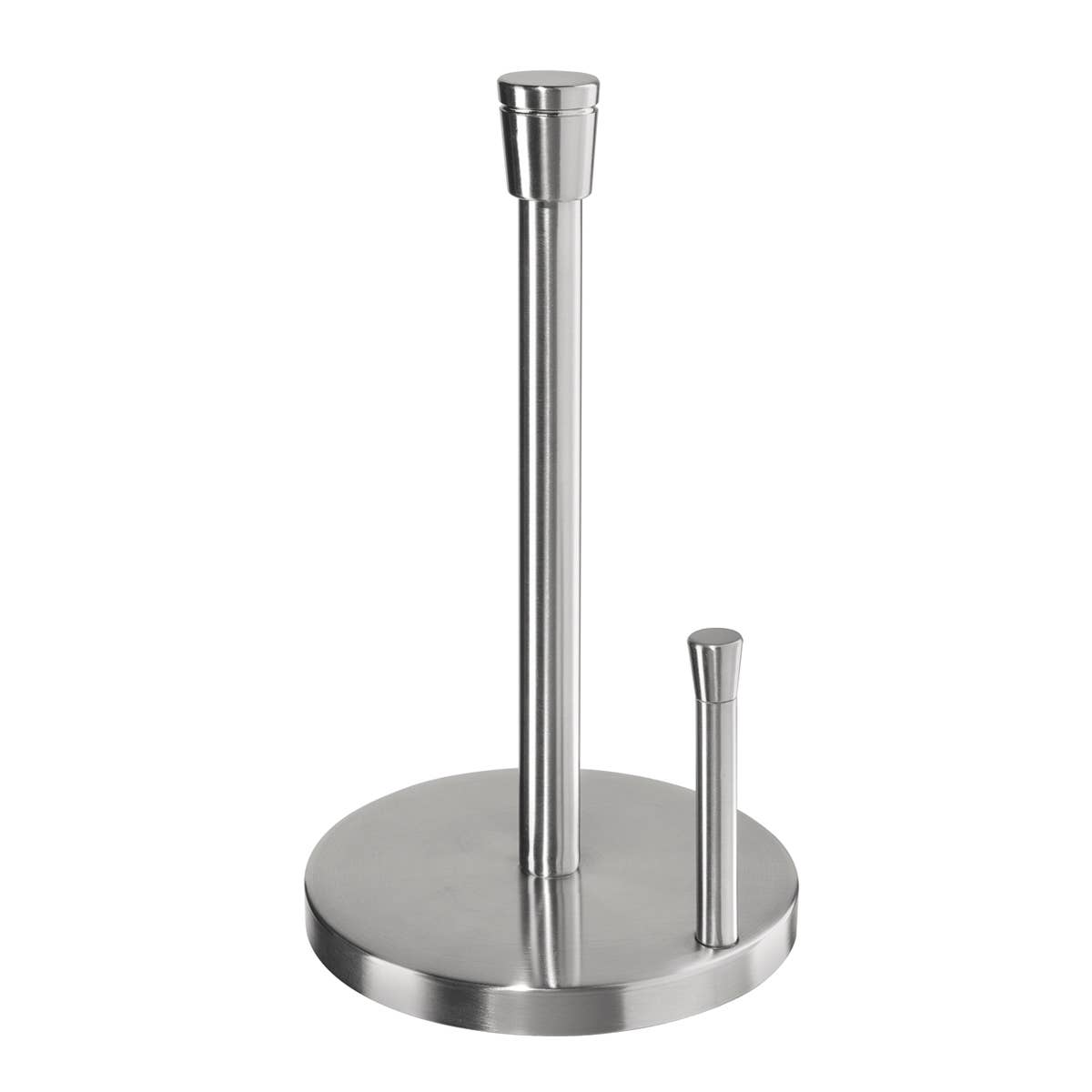 Paper Towel Holder - Stainless Steel w/ Tear Bar (13" H)