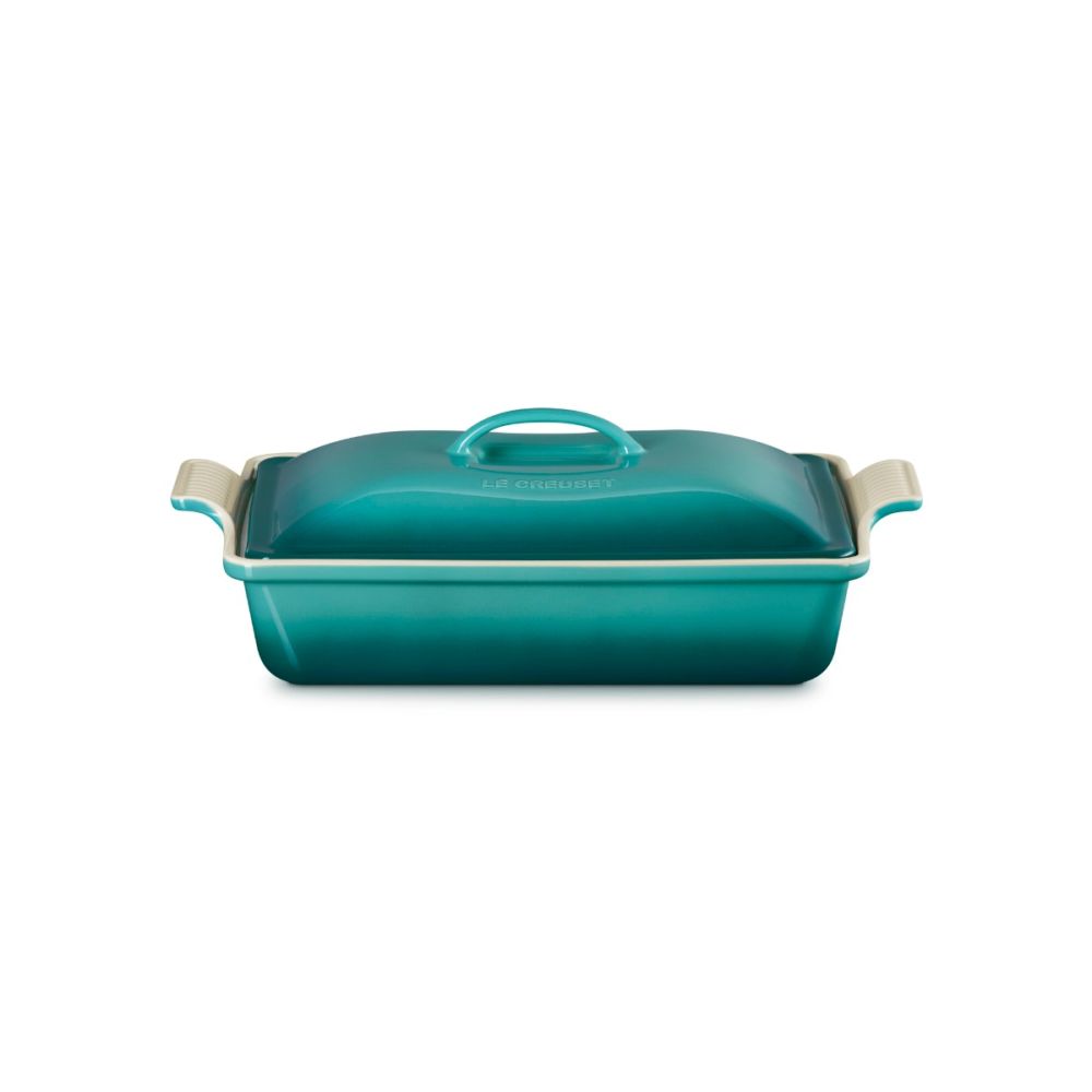 Le Creuset Heritage Stoneware Rectangular Covered Casserole 4Qt