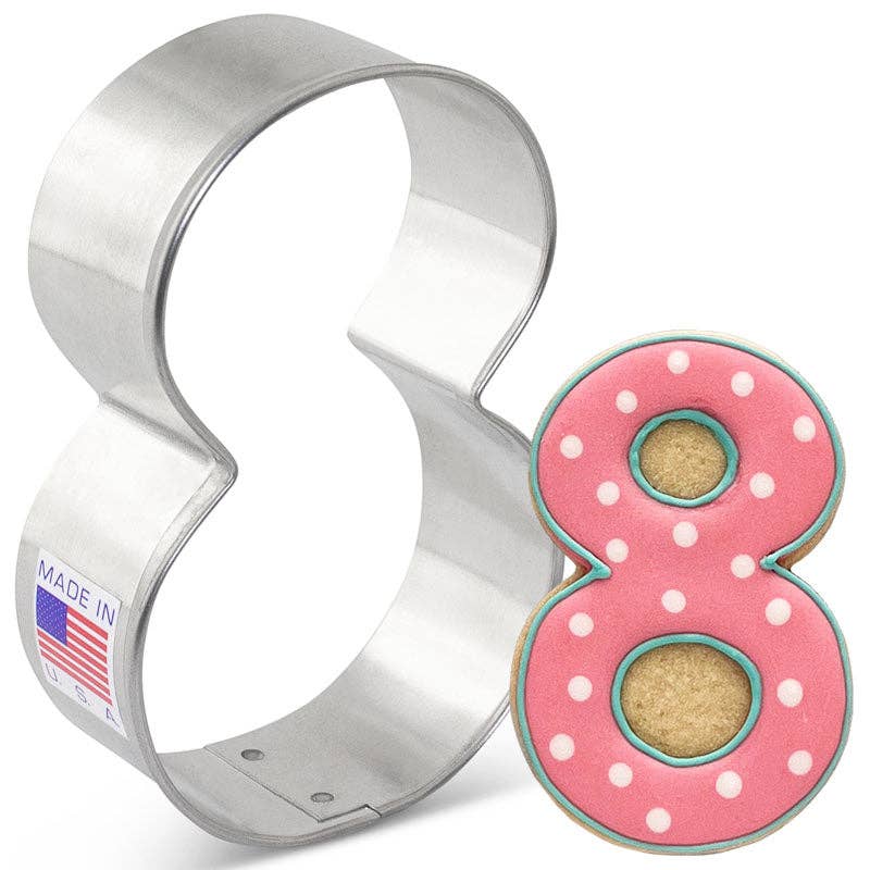 Number 8 Cookie Cutter