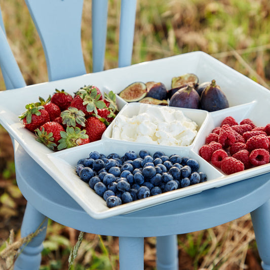 Square Appetizer Tray Cook & Host, White