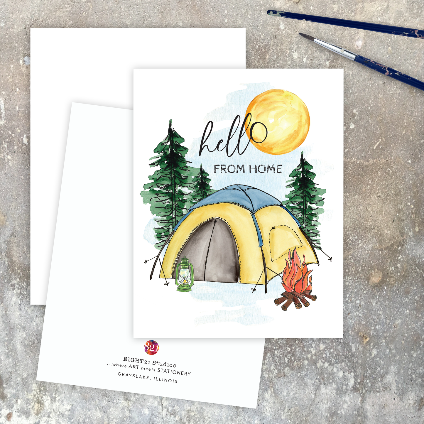 Summer Camp Life, Sleep Away Camp for Kids, Cards for Kids