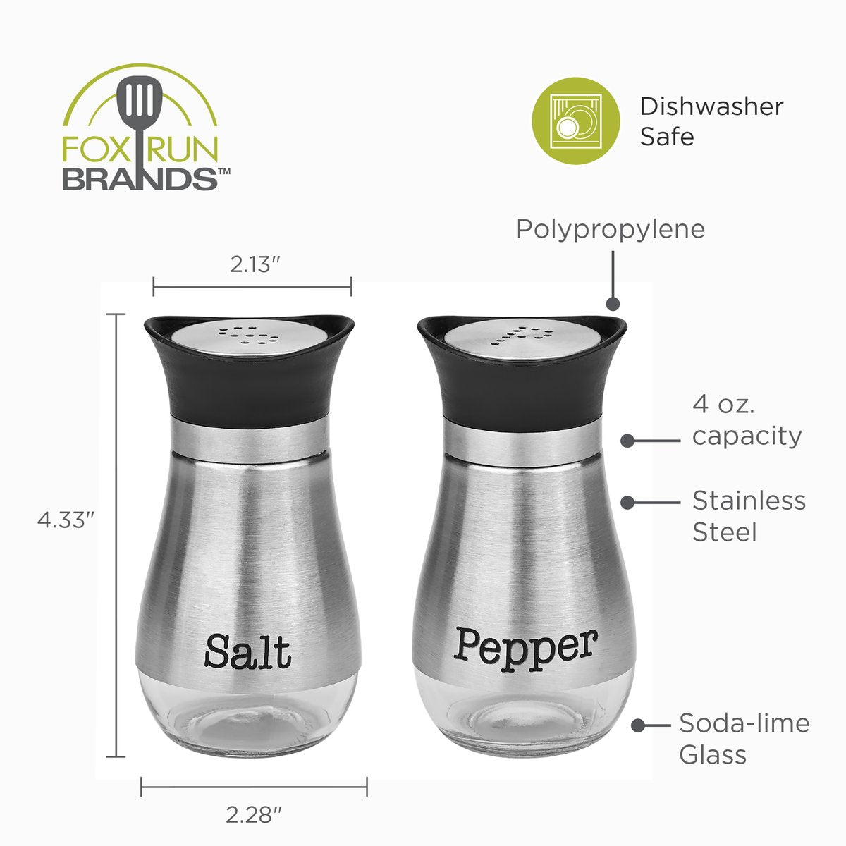 Fox Run Salt & Pepper Shakers - Thumbnail 4