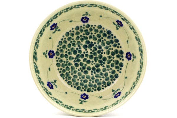 Bowl 7" Green Bubbles Theme