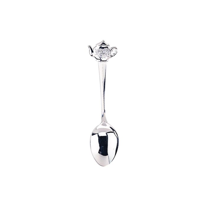 Demi Spoon, Teapot Design, Silver Plated