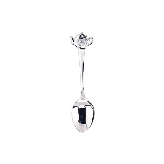 Demi Spoon, Teapot Design, Silver Plated