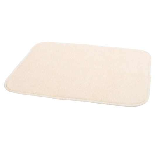 Dish Drying Mat - Microfiber, 16x18 - Ivory