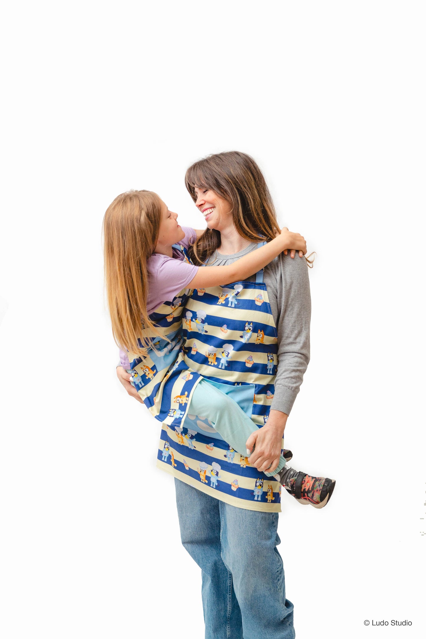 BLUEY™ Adult & Youth Apron Set – Matching Family Aprons