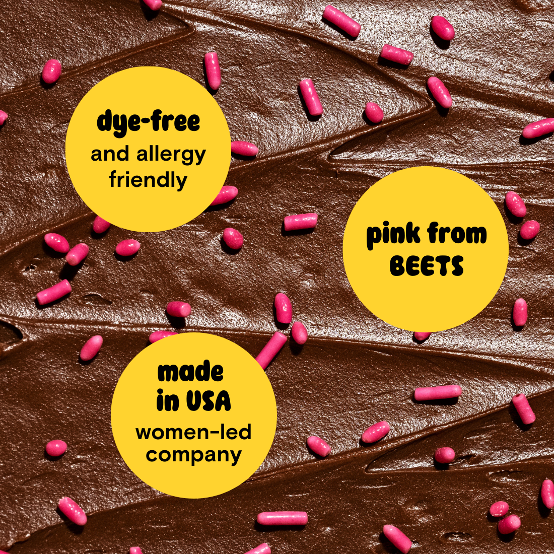 Dye-Free Softies Sprinkles: Rosy Pink