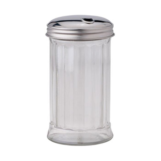 Glass Sugar Pourer with Lid Flap 11oz