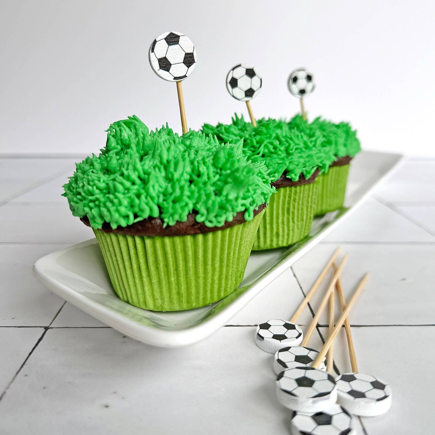 Soccer Cocktail Picks Pk of 25 Bucket /12
