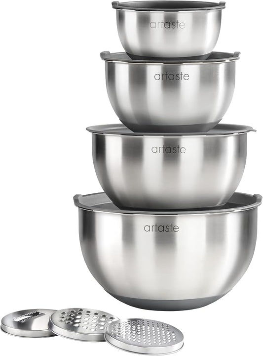 Artaste Mixing Bowls & Graters, 8pc