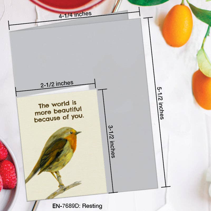 Resting, Greeting Card (#7689D)