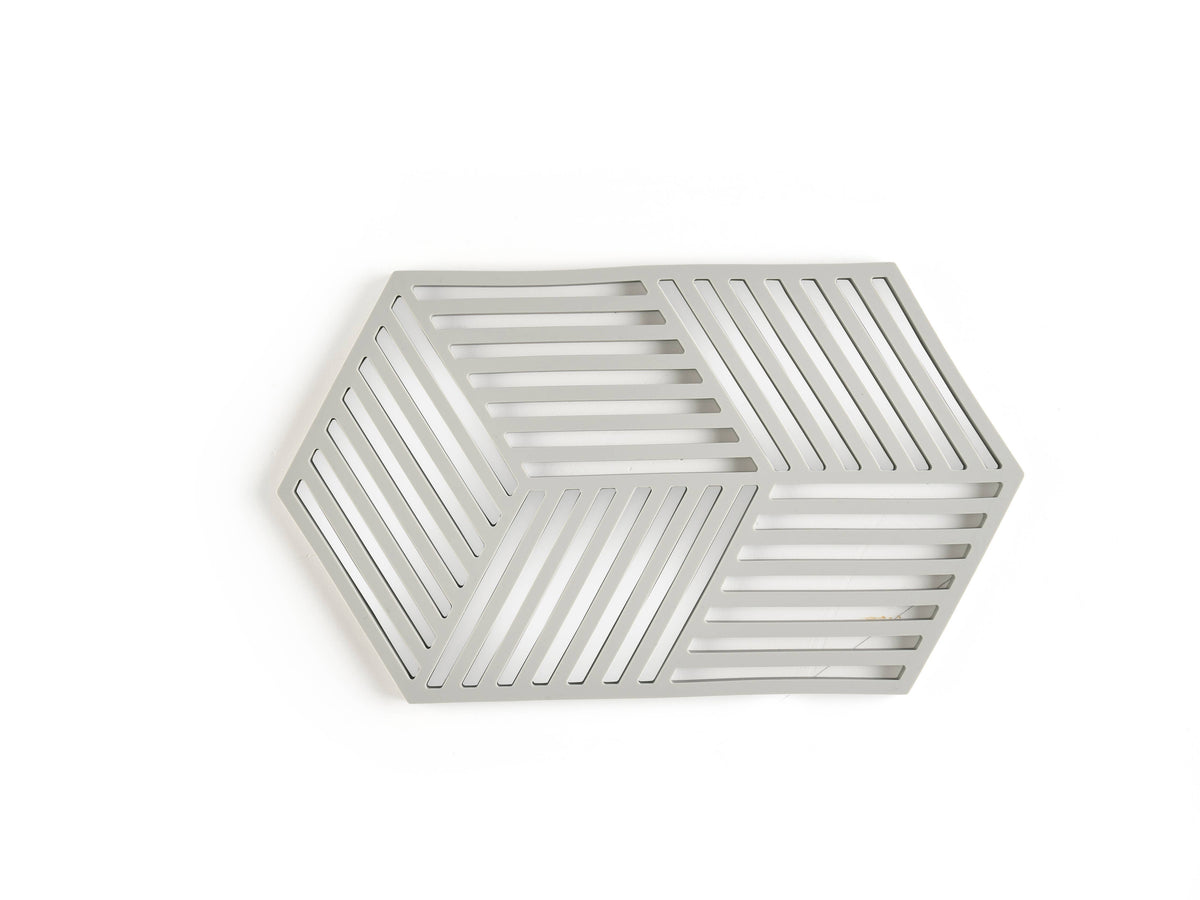 Trivet / Hexagon: Warm Grey / Large