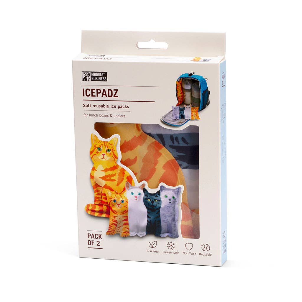 Reusable Kitty Ice Packs for Lunch Boxes | Icepadz