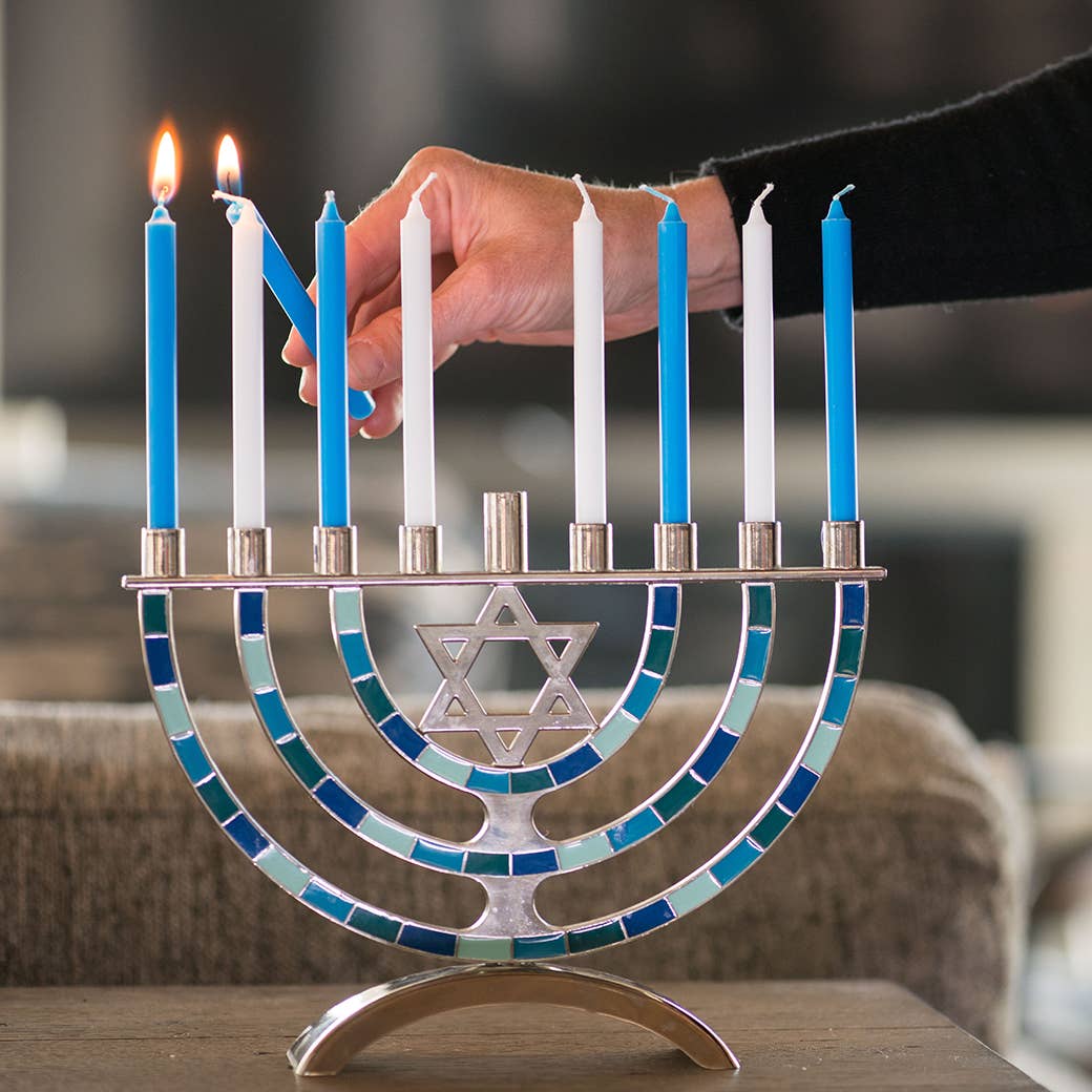 Hanukkah Candles | 45-Count Box: Multi-Color