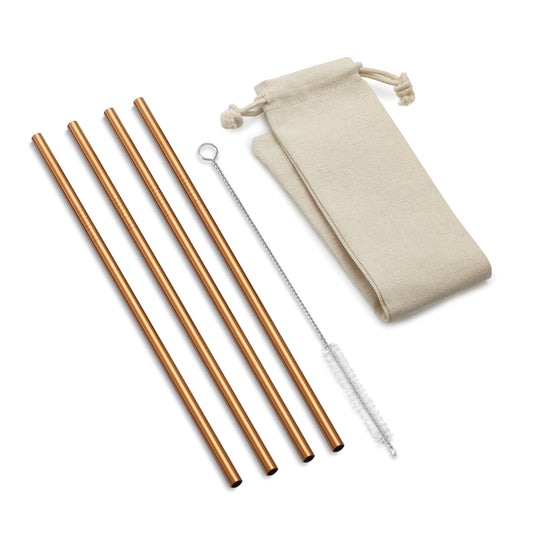 Outset Reusable Drinking Straws - Copper