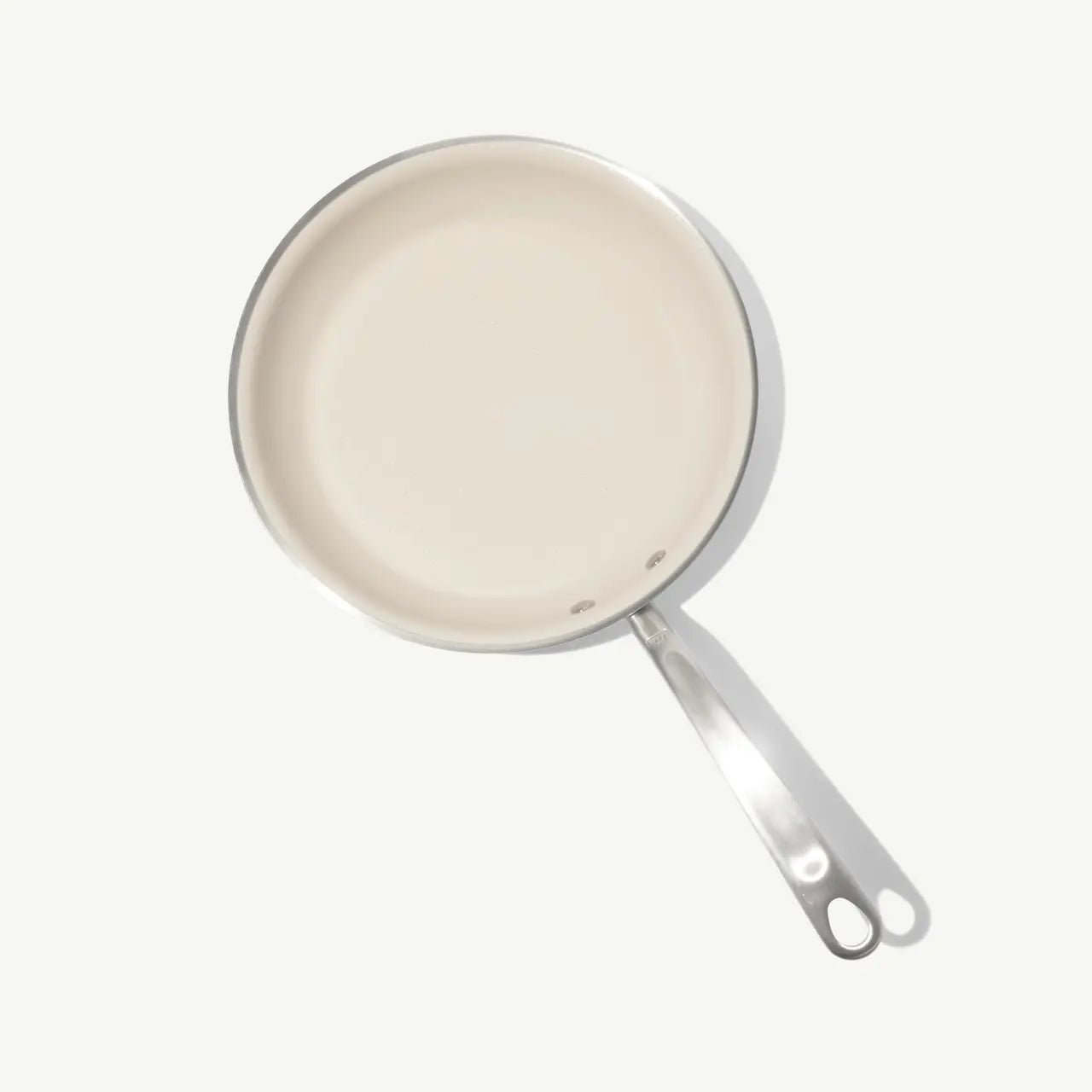 CeramiClad Frying Pan - Sand (Stainless Rims)
