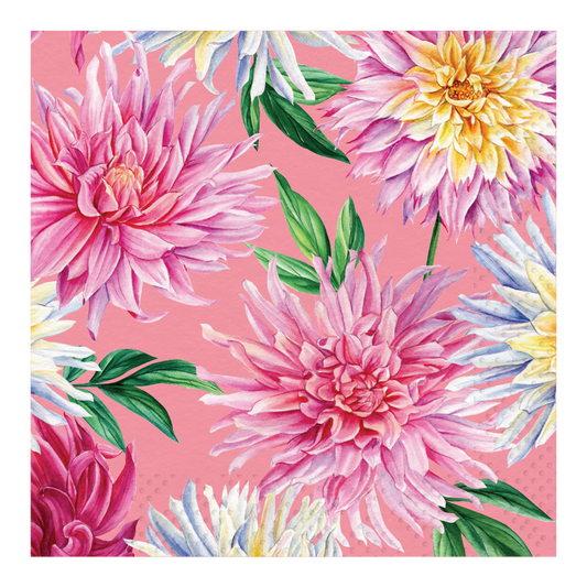 Dhalia Garden Cocktail Napkin/20pkg
