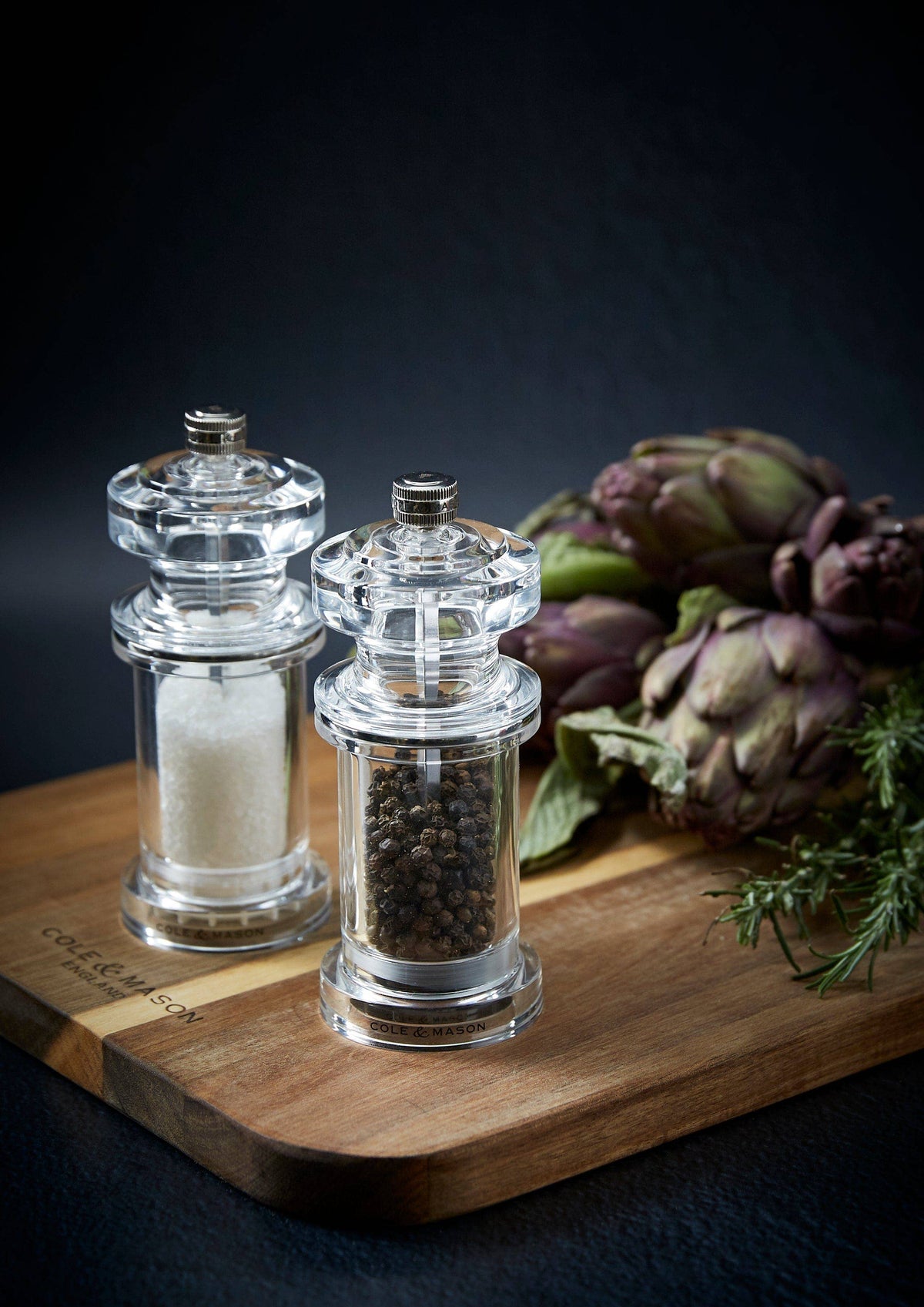 Cole & Mason 605 Acrylic Pepper Mill 5.5"