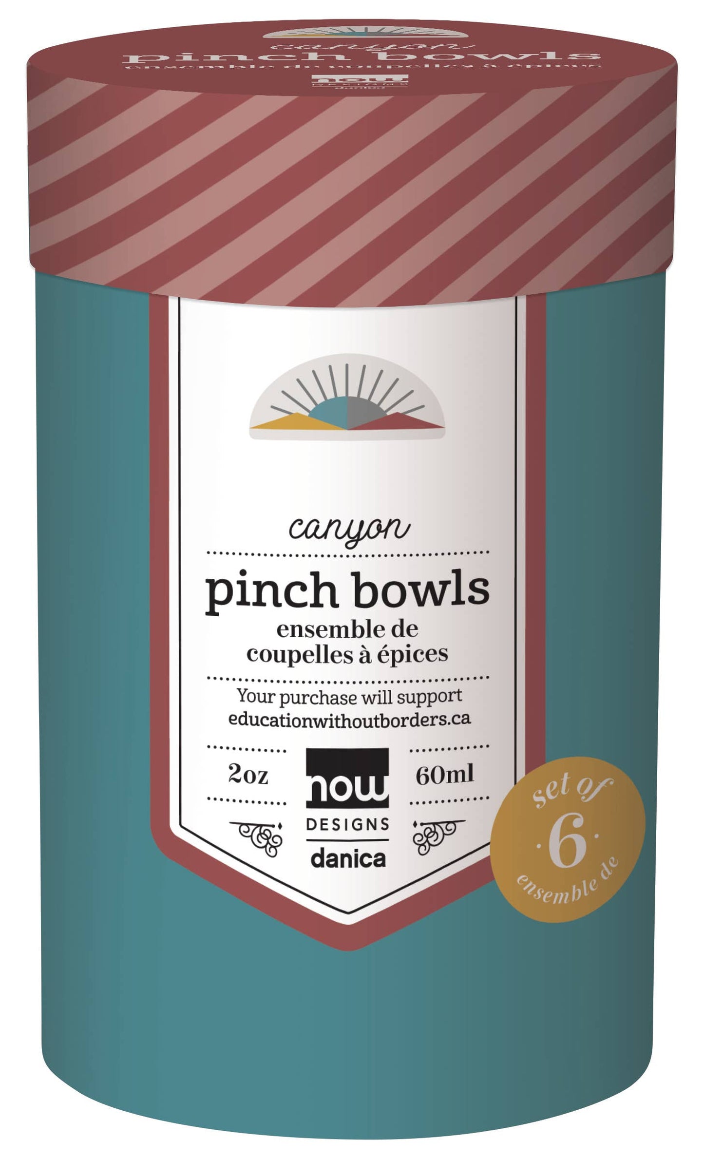 Canyon Pinch Bowls Set of 6