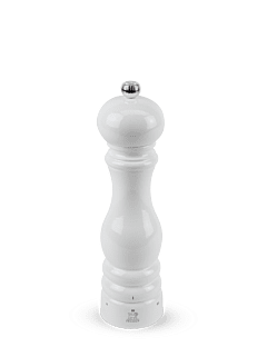 Paris u'Select Zirlion Salt Mill, Wood, White, 22 cm - 9 in