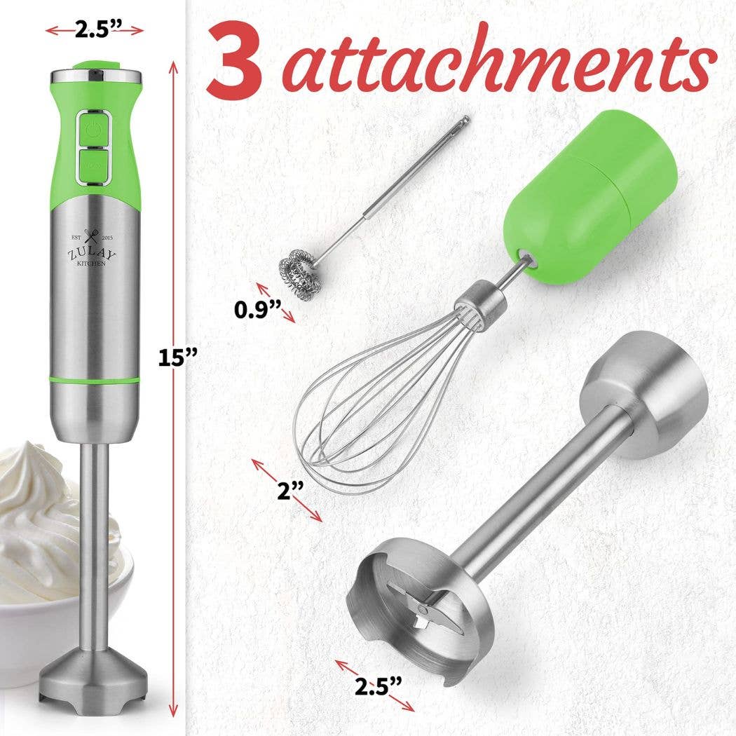 Immersion Blender Handheld 500W - 8 Speed