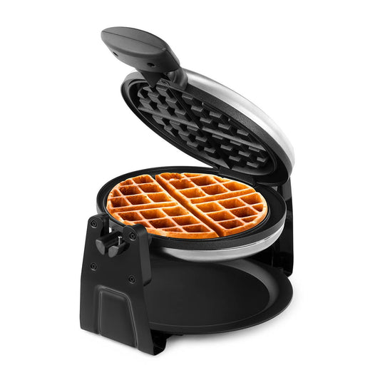 7" Rotary Belgian Waffle Maker Stainless Steel