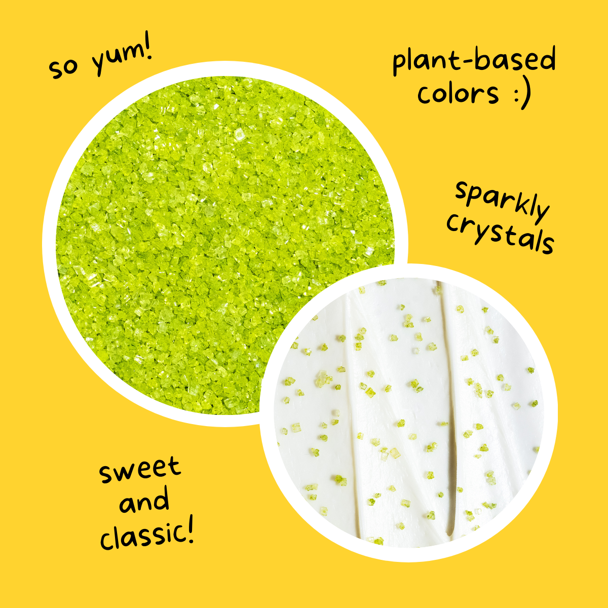 Twinkles Sanding Sugar: Green