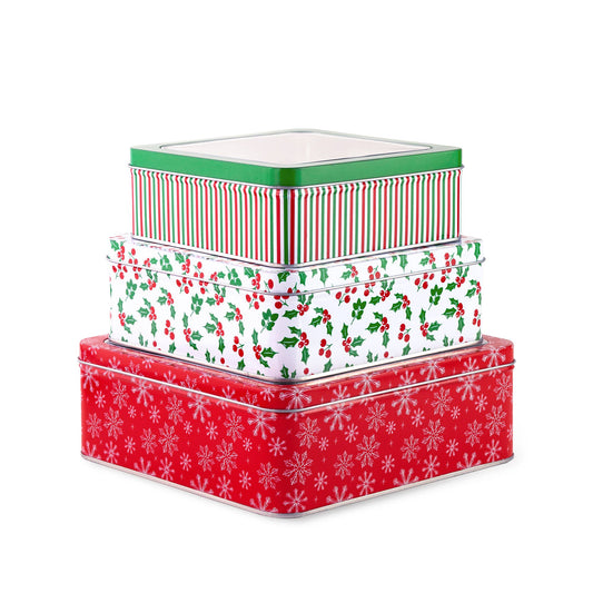 Square Cookie Tin