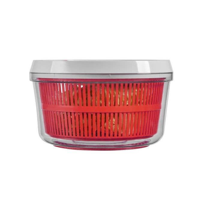 CatCora QuickSpin One-Handed Salad Spinner