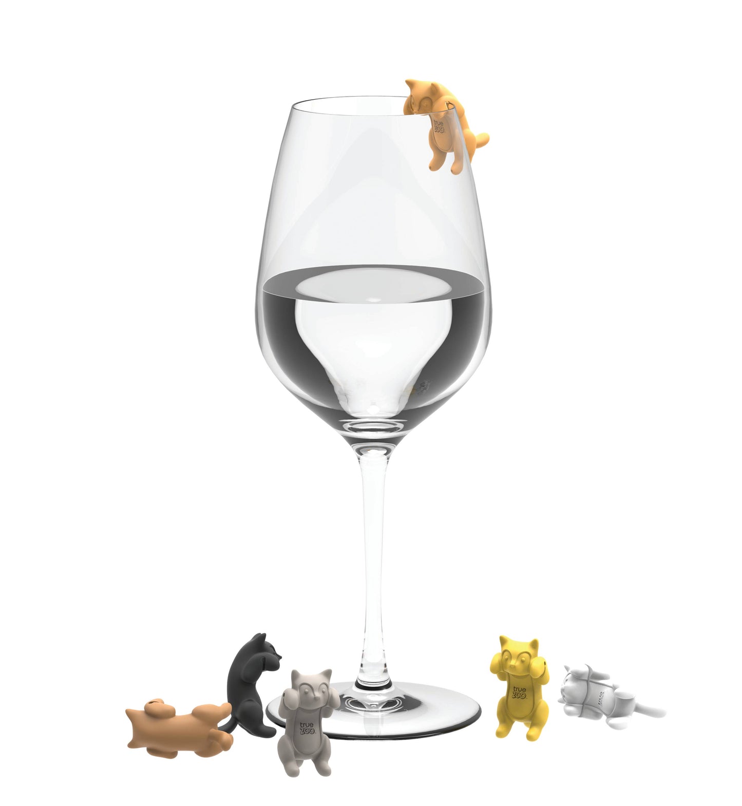 Paws Off™ Cat Glass Markers (Set of 6) by TrueZoo