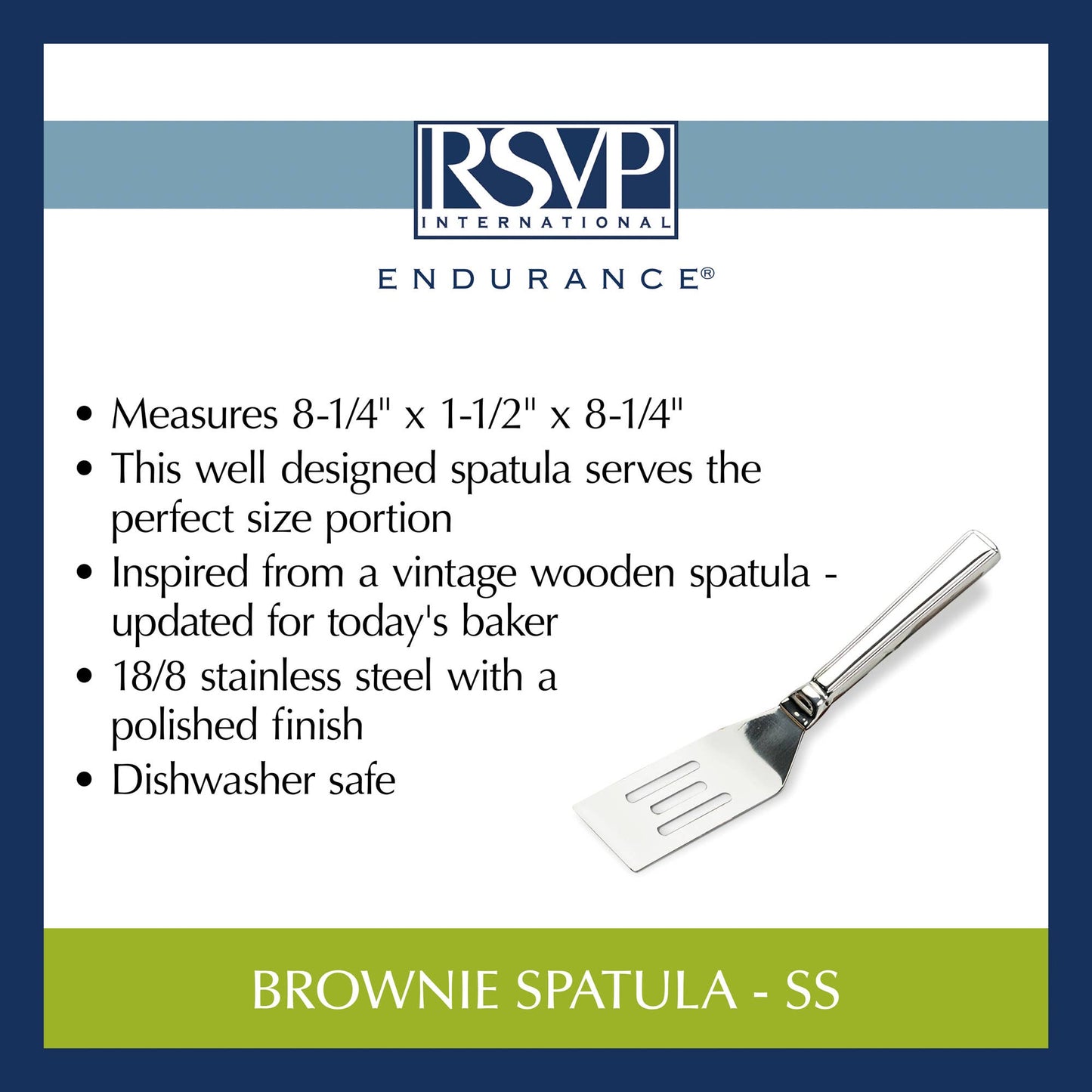 Brownie Spatula - Stainless Steel